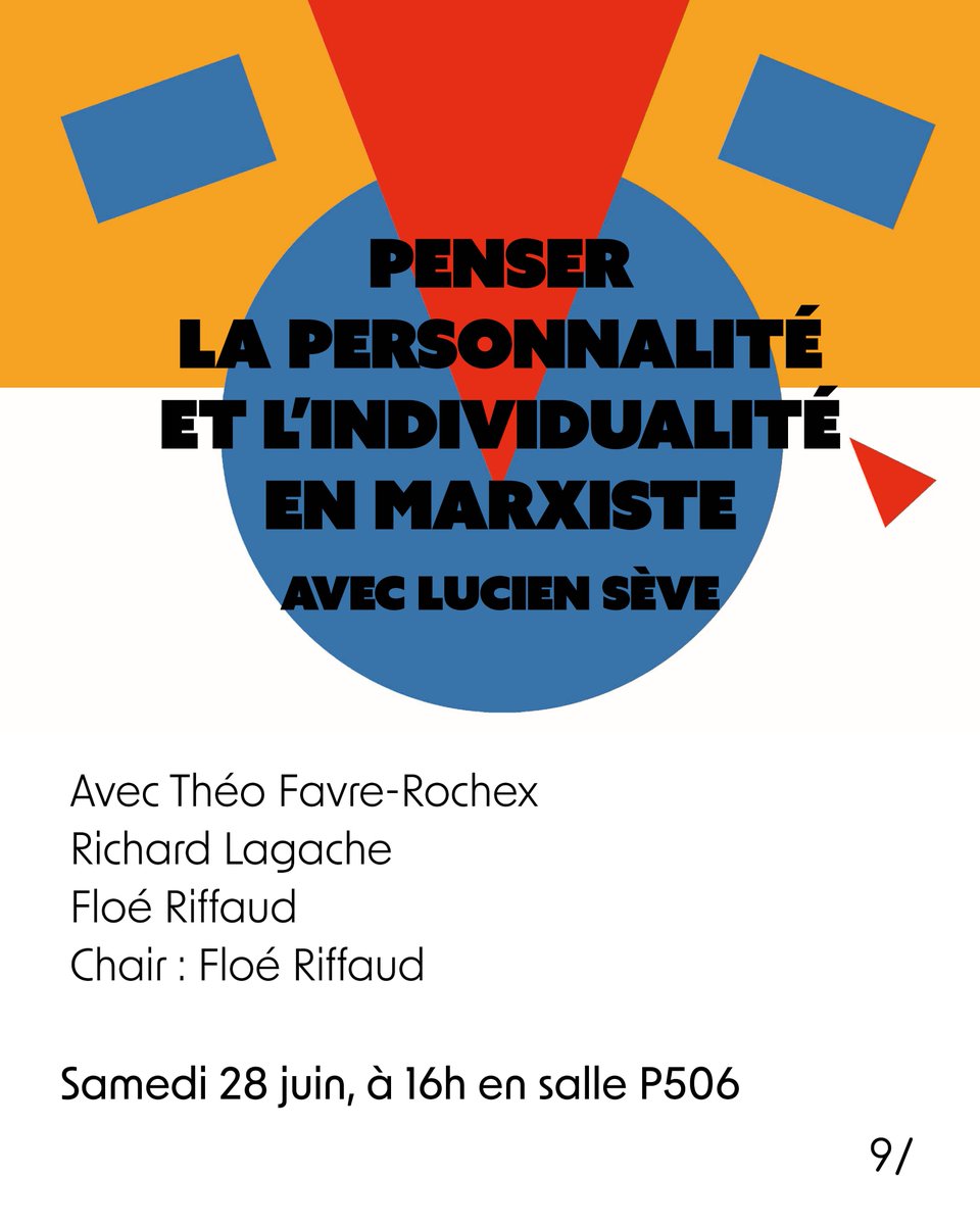 📢 Et on en profite pour vous rappeler que samedi 29 juin à 16h, on lance officiellement le livre à <a href="/hmparis2025/">Historical Materialism Paris</a> !
🧠 Penser la personnalité et l’individualité en marxiste avec Lucien Sève
🗣️ Avec Théo Favre-Rochex, Richard Lagache et Floé Riffaud
