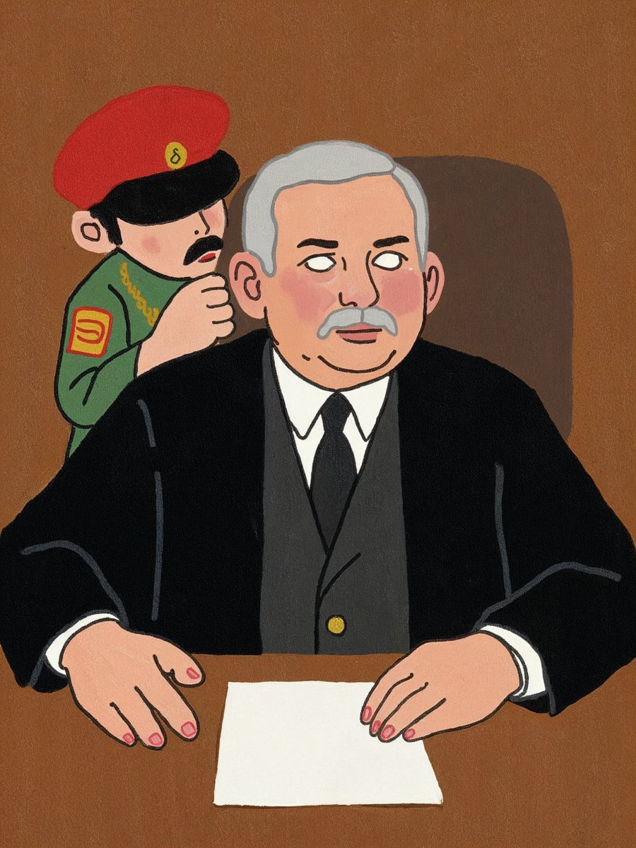 قانون اندھا ہوتا ہے اور فوج بچارے اندھے ججز کی لکھنے میں مدد کرتی ہے  - فیلڈ مارشل لاء