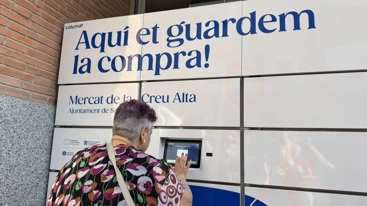 #ARA ➡️ Visitem al Mercat de la Creu Alta per conèixer el nou servei de recollida de 🍏🛒 comandes a través d’armaris refrigerats 🧊📦

#ComerçLocal #MercatCreuAlta #Sabadell #Digitalització #CompraFàcil #Sostenibilitat