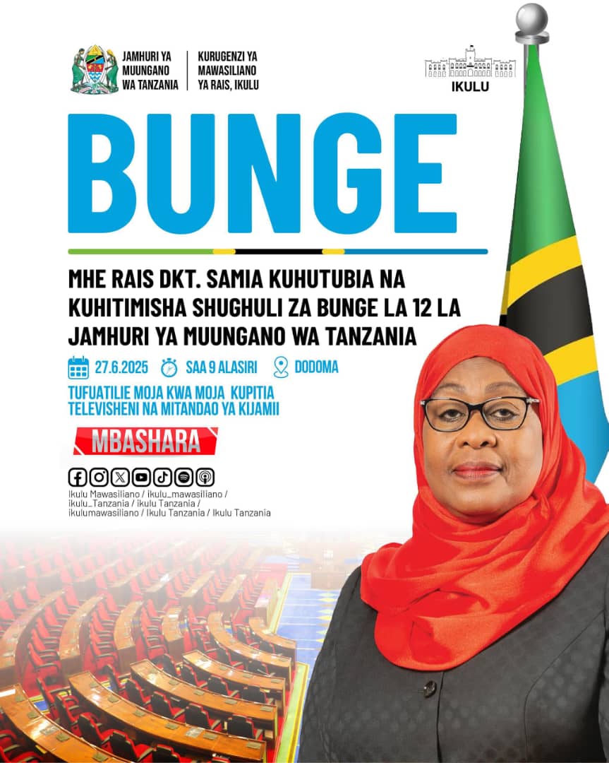 Limaharajr's tweet photo. Rais Wetu Dr Samia Suluhu Hassan atarihutubia Bunge na Taifa Kwa ujumla. Tupo kukusikiliza kiongozi makini, mzalendo na mchapakazi.
#SisiniTanzania
#TanzaniaNchiYangu
#Matokeochanya
#SioNdotoTena
#TunasongaMbele
#Katiba_sheria
#DrSSH https://t.co/XoVAOPPvIG