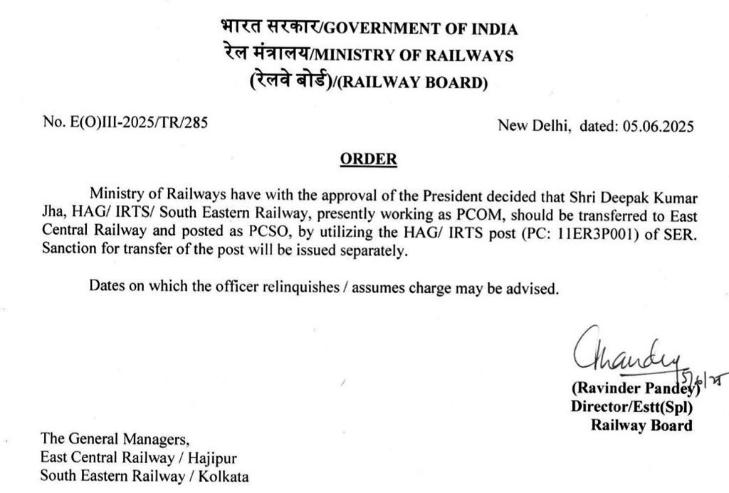 Railwhispers's tweet image. एक लोडिंग कंपनी की शिकायत पर @serailwaykol के #CFTM को हटाकर उसी जगह पदस्थ कर दिया गया—यह किस तरह का प्रशासनिक निर्णय है?
क्या RlyBd में बैठकर भ्रष्टाचार को पोषित करने वाले लोग दिमाग से इतने पैदल हो गए हैं?
वहीं हटाए गए #PCOM ने @ECRlyHJP में #PCSO पर जॉइन नहीं किया
@RailMinIndia