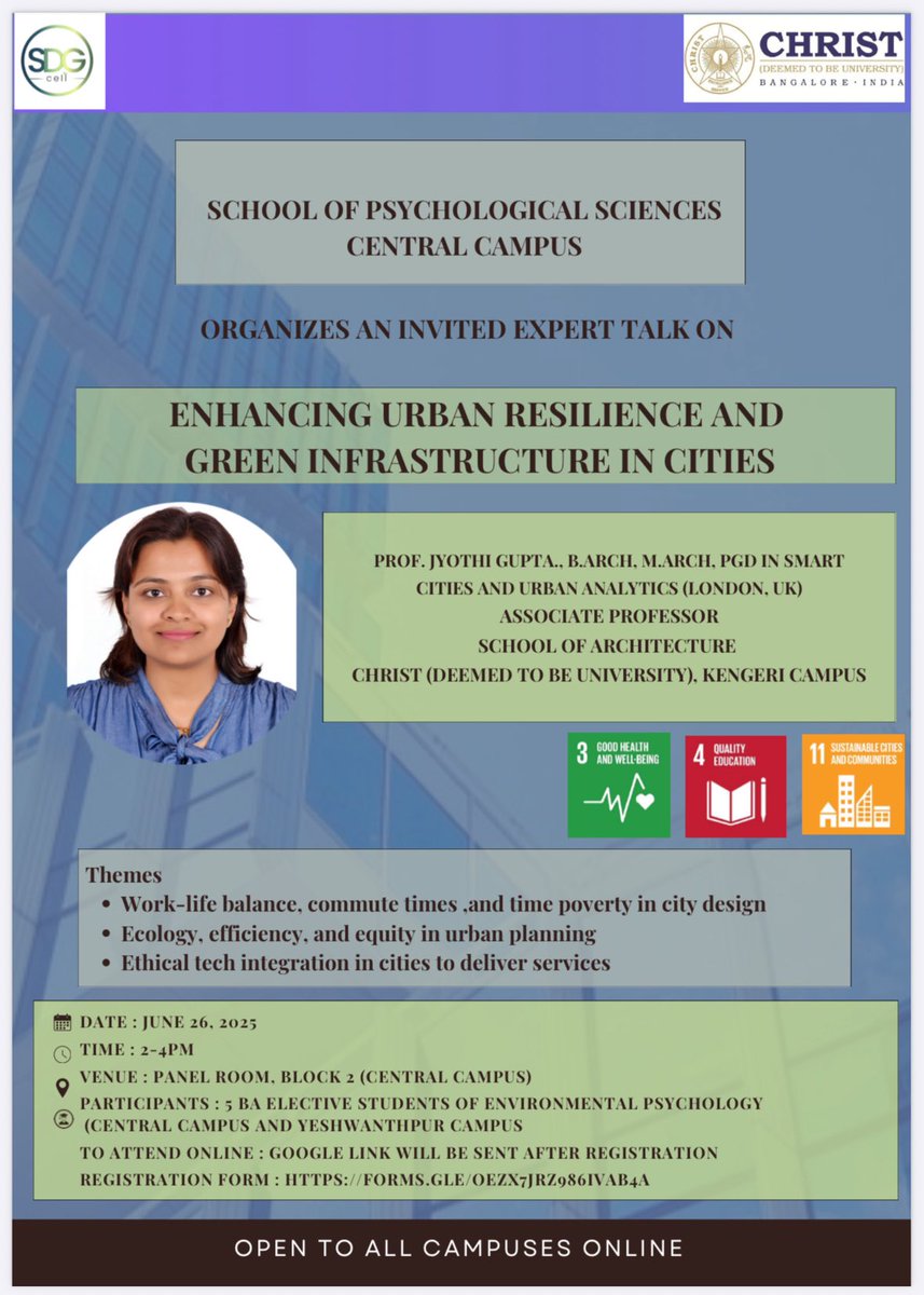 Session on <a href="/UNEP/">UN Environment Programme</a> <a href="/SDG2030/">SDG2030</a> <a href="/SDGaction/">UN SDG Action Campaign</a> <a href="/SEforALLorg/">Sustainable Energy for All</a> <a href="/UN_SDG/">UN Sustainable Development Group 🇺🇳</a> <a href="/SDGE/">SDG&E</a> #SDG #EnvironmentPhychology at <a href="/CHRISTITES/">CHRIST UNIVERSITY</a>