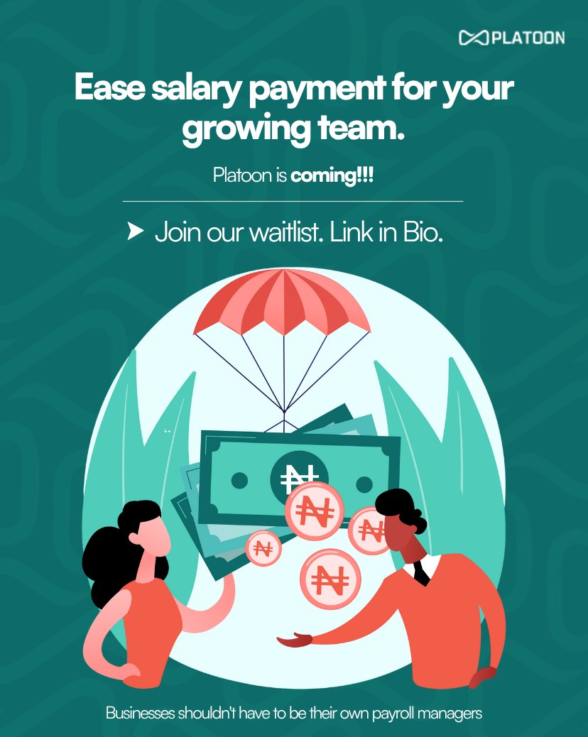 platoonco's tweet photo. Join the waitlist to be the first to know when we launch.
 https://t.co/hGMz0JYMQg

#SME #platoonco #payrollmanagement https://t.co/LGy9RQtAC5