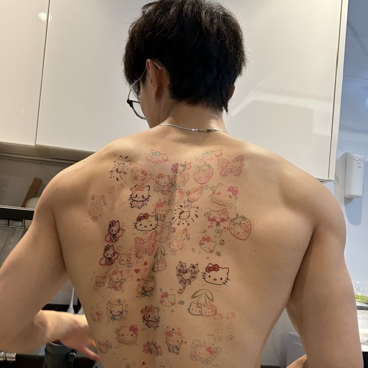 jungkook to taehyung's back: