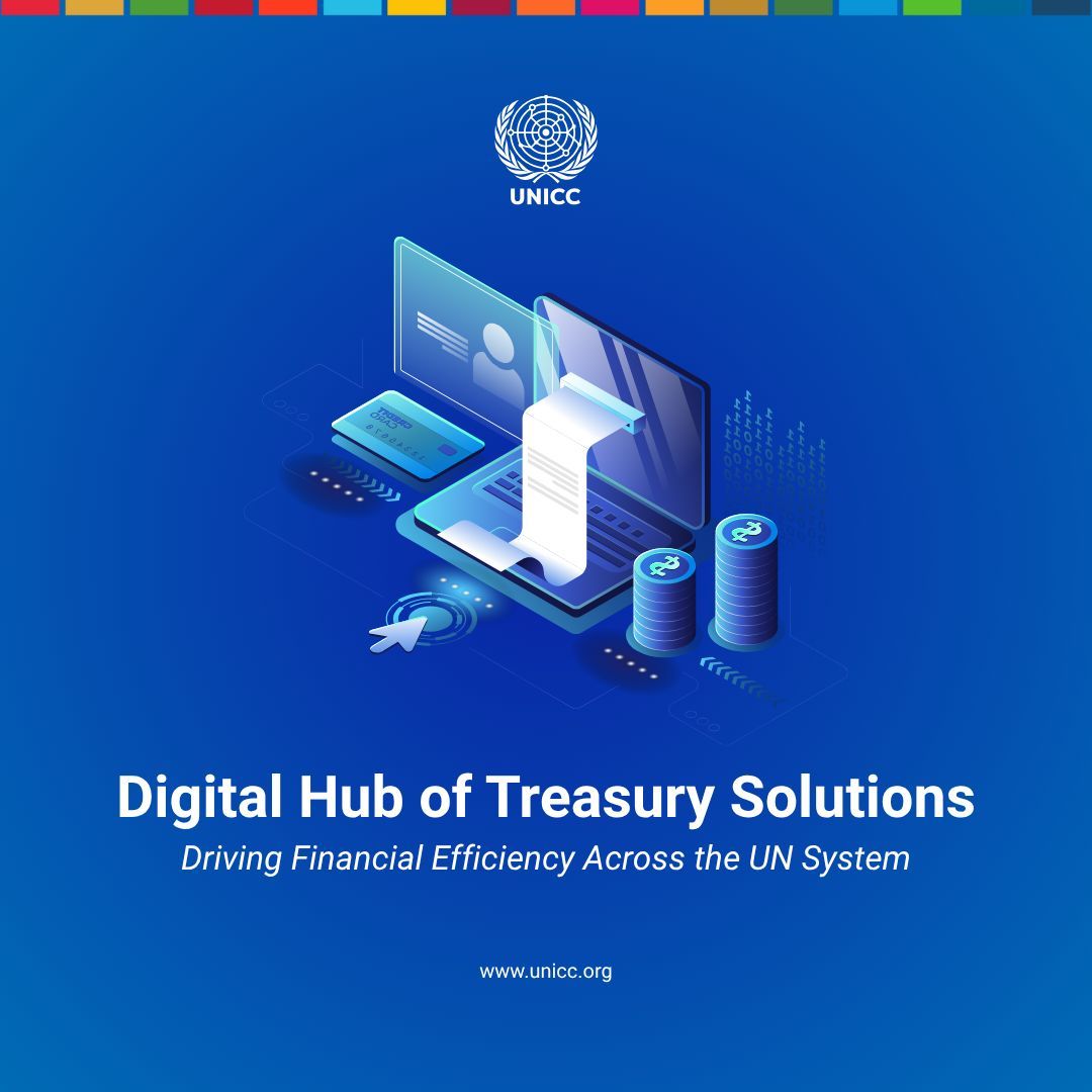 💡 Driving financial efficiency across the UN system

The Digital Hub of Treasury Solutions (#DHoTS) is helping UN agencies move money smarter, faster, and more securely.

🚀 100K+ monthly transactions
🌍 150+ banks | 100+ countries

🌐 Learn more: unicc.org/what-we-do/ser…