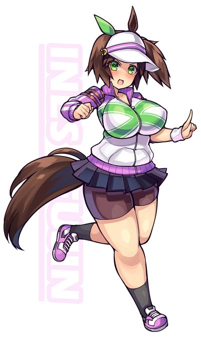 アイネスお姉ちゃん記念日 バイトお姉ちゃんも描きてぇ… #ウマ娘 #アイネスフウジン