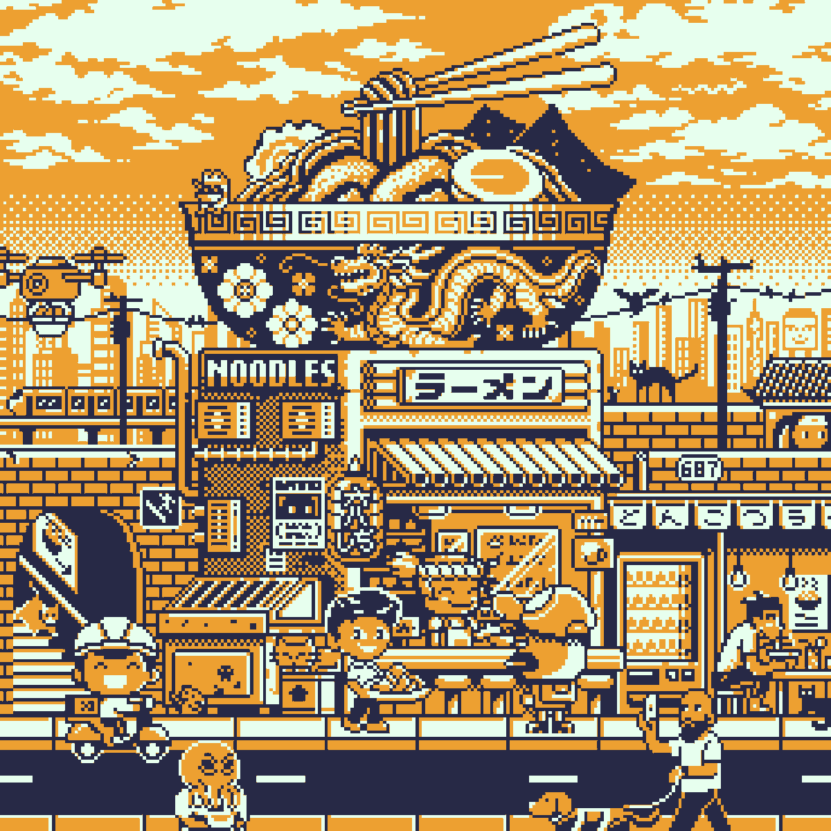 Just minted Day 687 on <a href="/basepaint_xyz/">BasePaint</a>! Join hundreds of pixel artists creating onchain art. Limited 24h mint window - don't miss out! 🎨 basepaint.xyz/mint/687