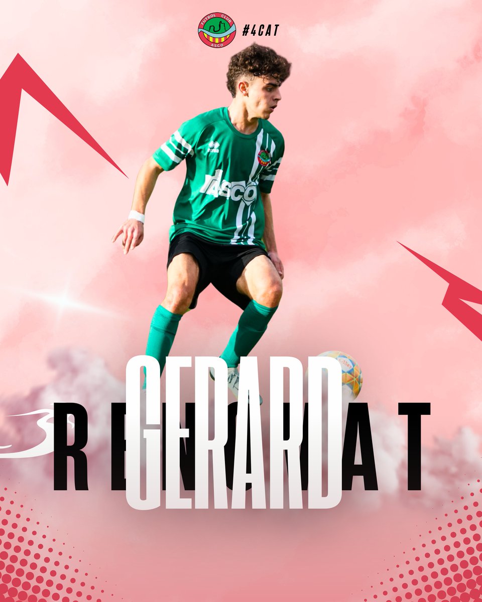 💥 𝗤𝗨𝗔𝗥𝗧𝗔 𝗖𝗔𝗧𝗔𝗟𝗔𝗡𝗔

✍️ Gerard Martínez continua aquesta temporada al FC Ascó B!

💚 Un autèntic plaer que juguis al FC Ascó!

#4cat #FutbolCatalà