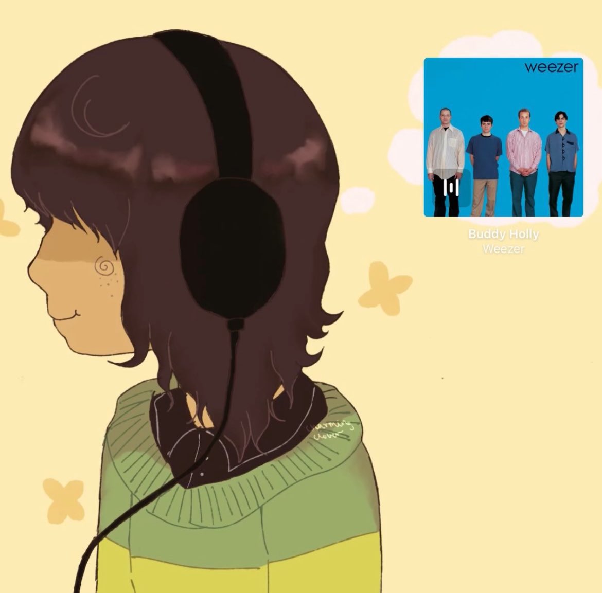 i think they listen to weezer #deltarune #kris