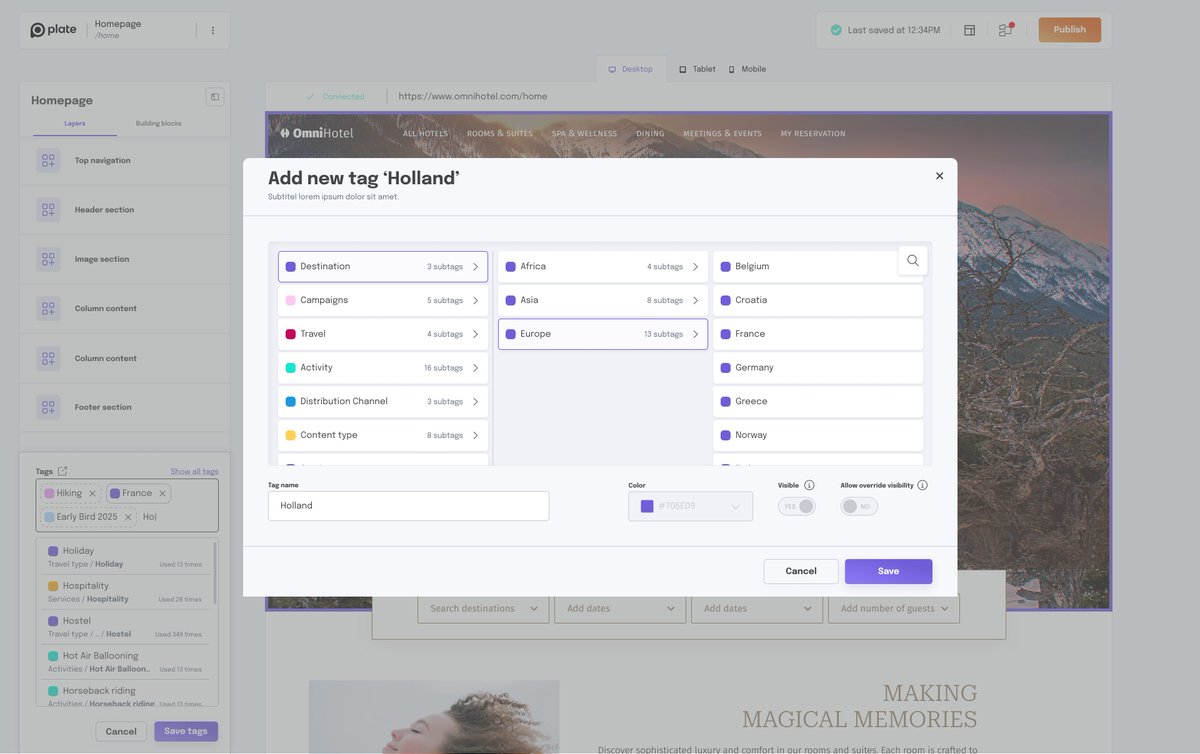 platecms's tweet photo. We just released metadata and tagging in Plate Delta CMS 🔖
Here’s a full Feature Walkthrough on YouTube: https://t.co/IKGW2Vch8K https://t.co/ScgceC3jkE
