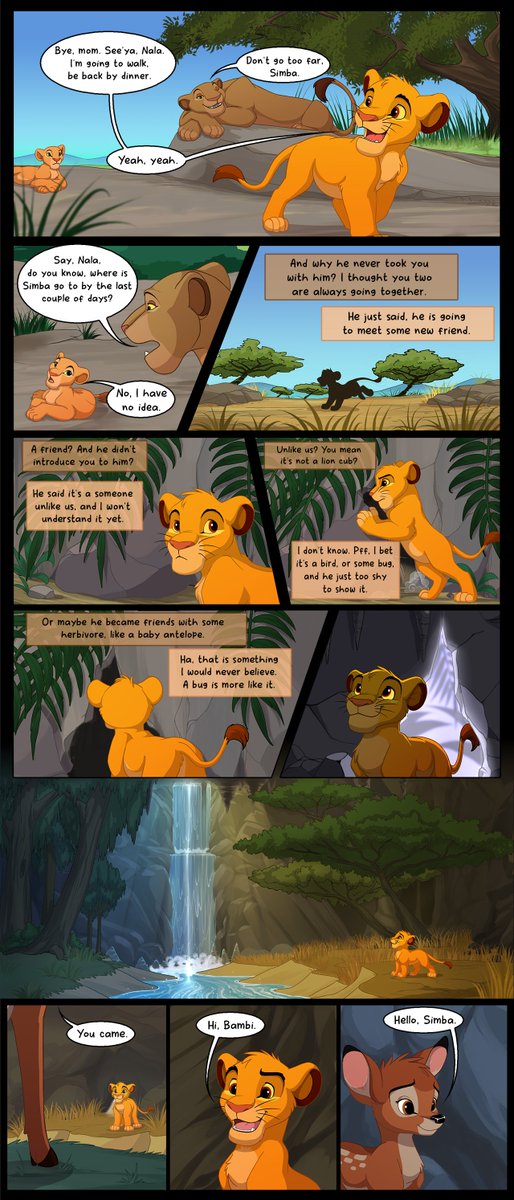 A friend from beyond [page 1] #lionking