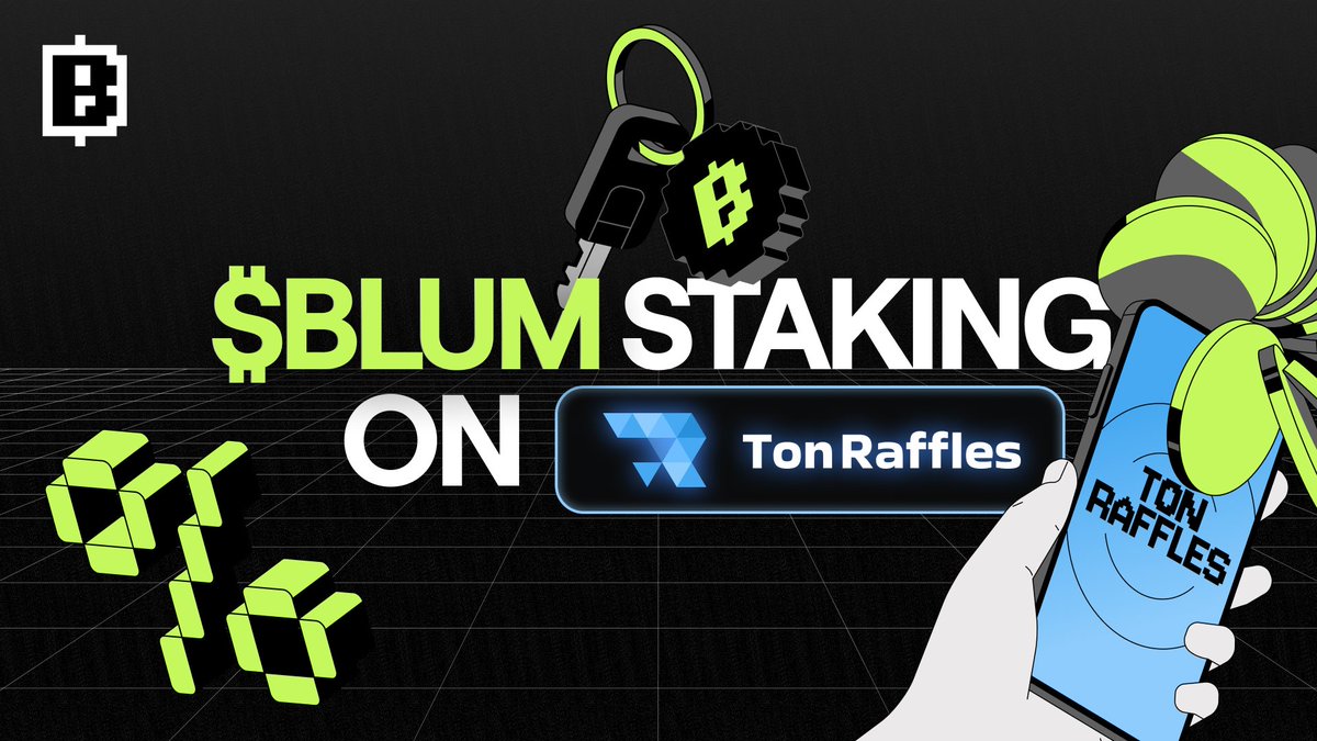 🔥 $BLUM Token Staking is Here! 🔥 

Stake your $BLUM on <a href="/TonRaffles/">TonRaffles</a>  and earn real rewards -- no LPs, no hassle. Just simple, secure staking with premium APRs 💎

📌Early pools will be limited -- don't miss your chance to get in early: tonraffles.app/jetton/staking

More details