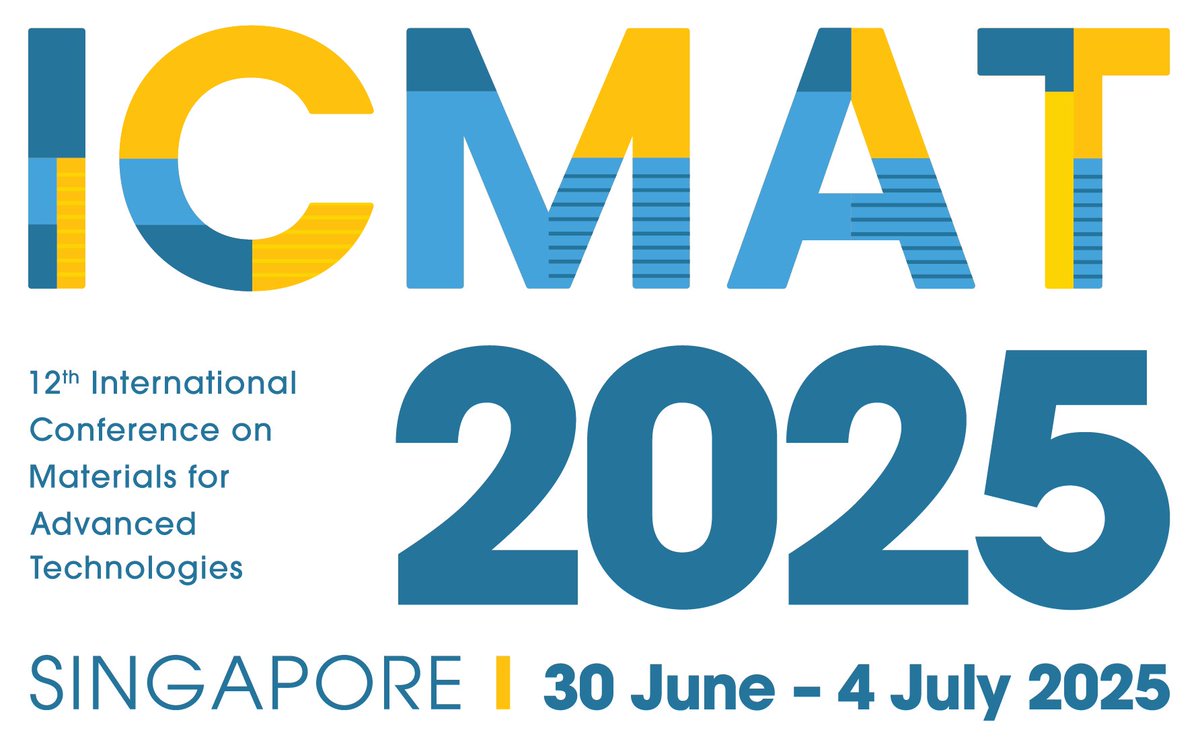 Looking forward to presenting my research on 2D perovskites at #ICMAT2025 in Singapore next week. If you’re attending, feel free to stop by my talk:

📅 July 2, 2025 (Wednesday)
🕒 3:15 PM
📍 Symposium N.11, Room 309

Would love to connect and discuss!