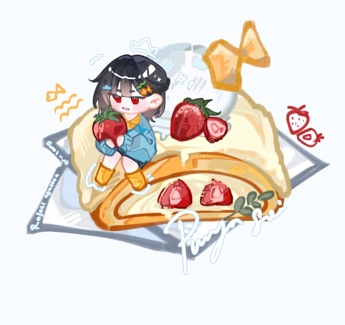 Mau ngap cakenya atau Rara pentol?