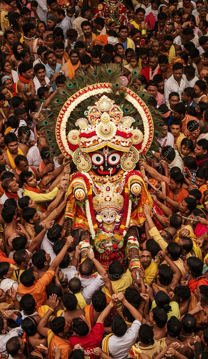 जय जगन्नाथ महाप्रभु जी...
On the sacred &amp; auspicious occasion of Rath Yatra, may Lord JaganNath shower divine blessings on everyone.
Jai JaganNath MahaPrabhu Ji...