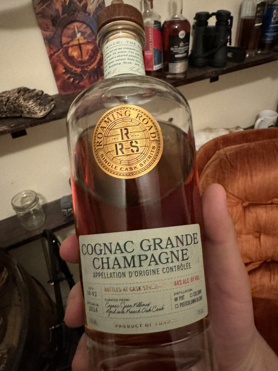 Some 32 year old cognac to wrap up my time in Wyoming!
