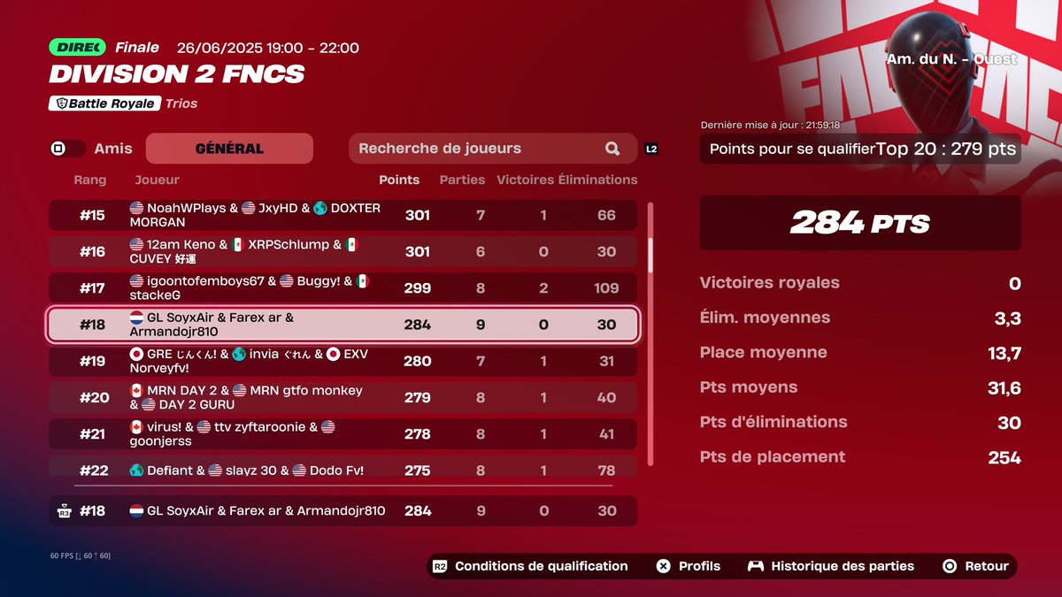 #18 Day 2 a 60pts de qual solo jugando un día y medio 🥲  <a href="/GenLegionE/">Gen Legion Esports</a>