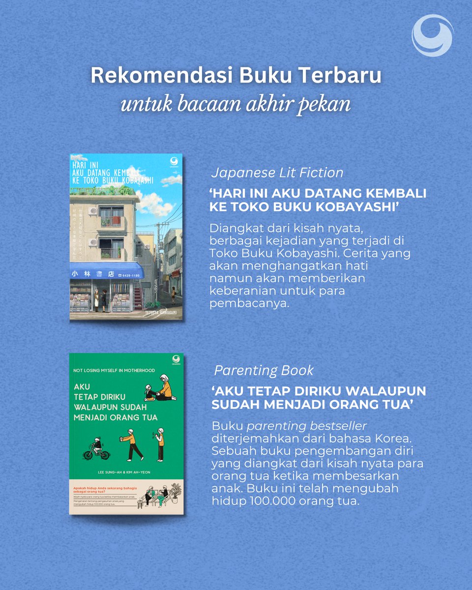 Weekend ini baca buku apaaa? ✨📘