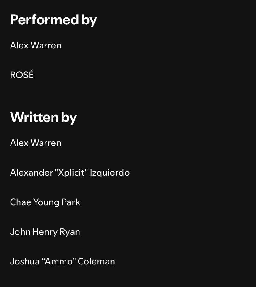 Rosé Charts tweet media