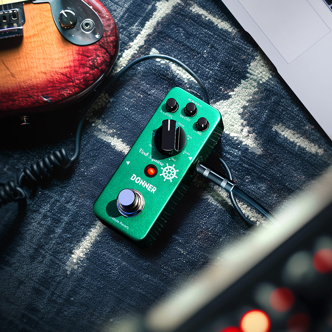 DonnerMusic's tweet image. No more hiss, hum, or buzz—just your pure guitar tone. The Donner Reverb Guitar Pedal reacts instantly to unwanted noise, silencing it without affecting your playing dynamics. 🎛️Learn more: amzn.to/4kCg8oB

#donnermusic #donnerpedal #pedal #guitarpedal #newmusic #newgear