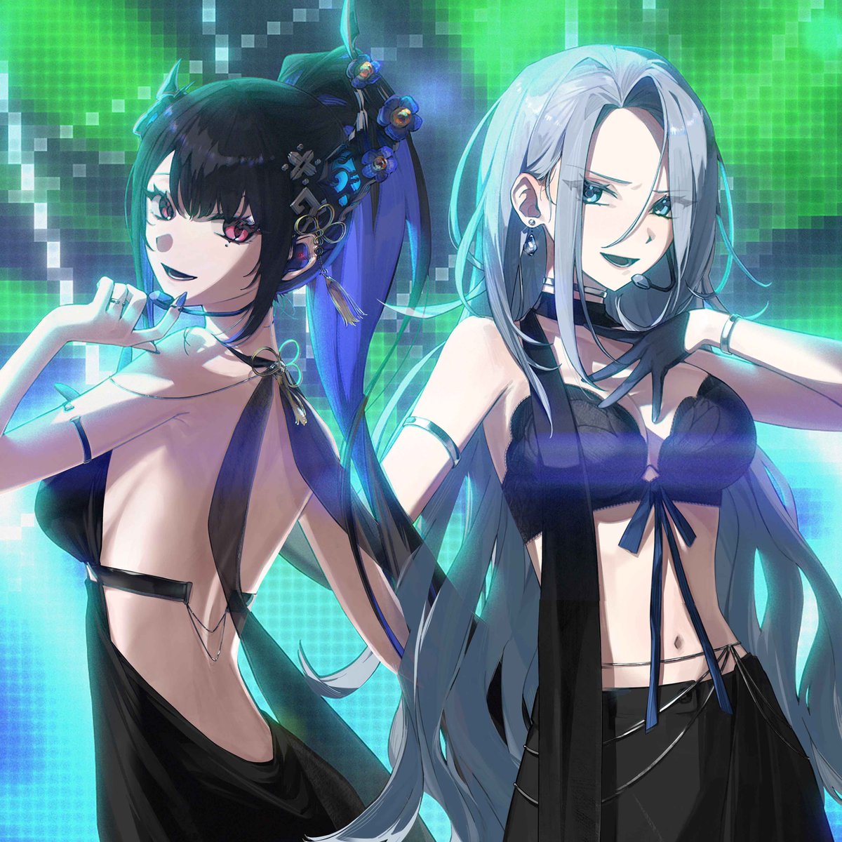 I covered “Blink Gone” from Alien Stage with the wonderful <a href="/nerissa_en/">Nerissa Ravencroft🎼holoEN</a> 🪩🎶 

Our cover is now available worldwide on all streaming platforms 🎶 Add to your Spotify playlists now!! 

🔗 ffm.to/blinkgoneamalee