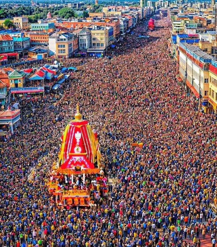 सम्पूर्ण जगत के नाथ महाप्रभु श्री जगन्नाथ स्वामी जी की रथ यात्रा के मंगल अवसर पर हार्दिक शुभकामनाये 🙏

#RathYatra2025 
#JaiJagannatha