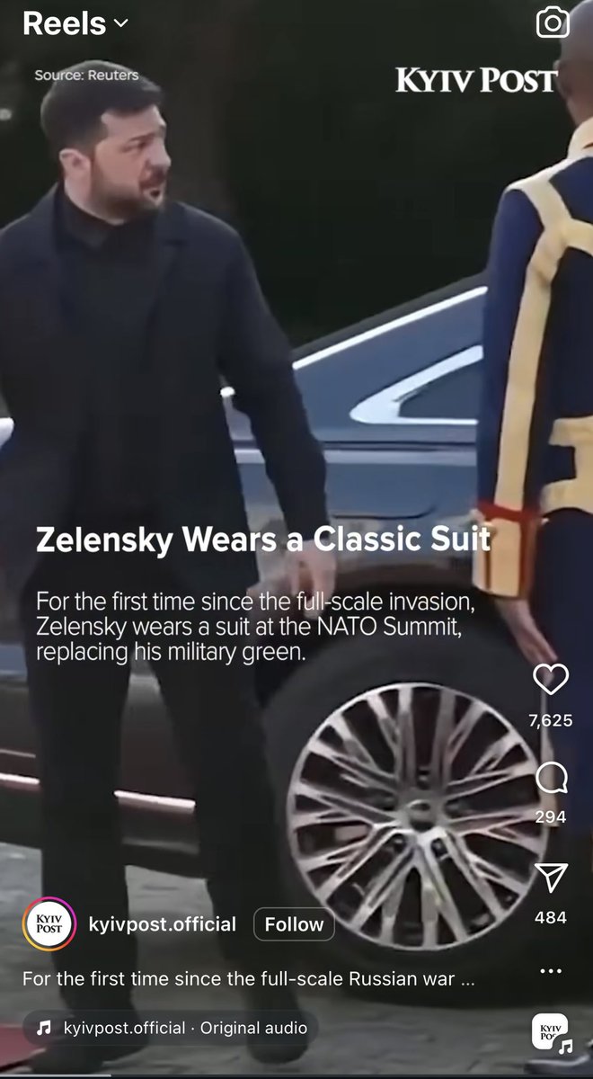 ZELENSKYY WORE A SUIT tweet media