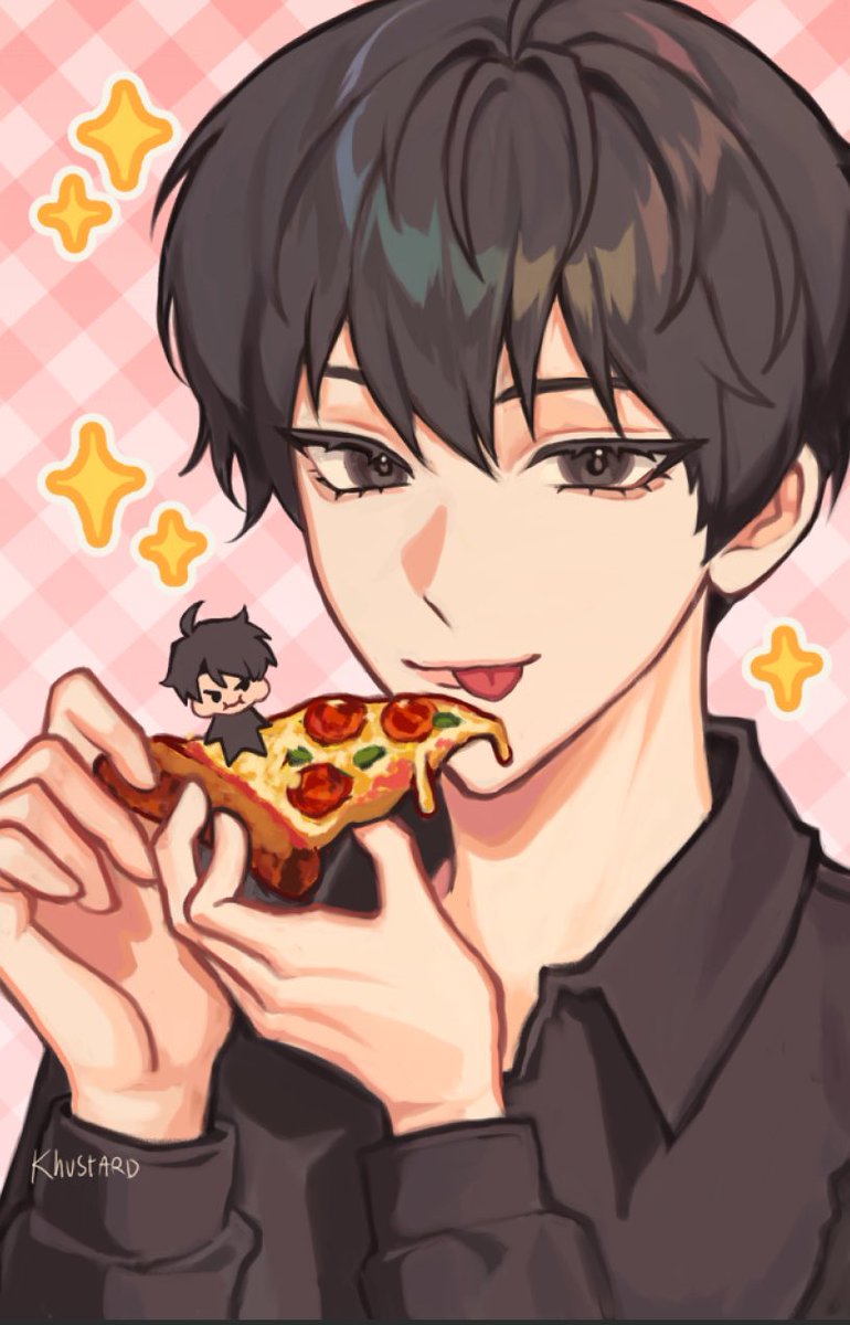 some pizza constellation sponsored him 🍕 #orv