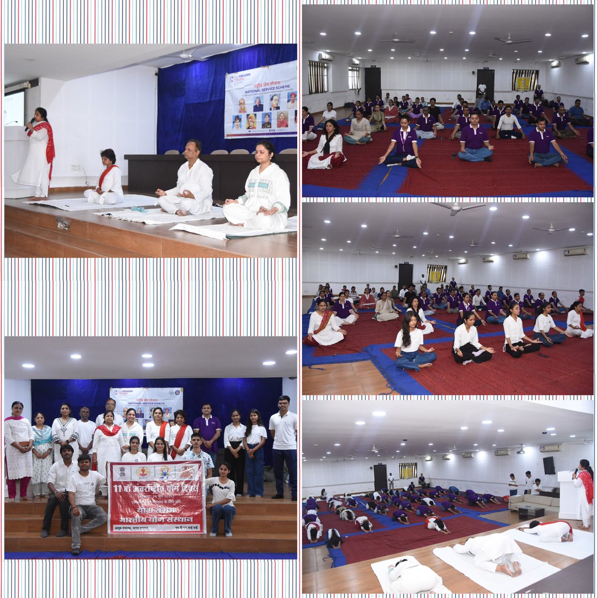 nssghrce's tweet photo. 11th International Yoga Day Celebrated by NSS Cell of G H Raisoni College of Engineering, Nagpur on 21st June 2025.
#nssghrce https://t.co/cH9IiW4WEt