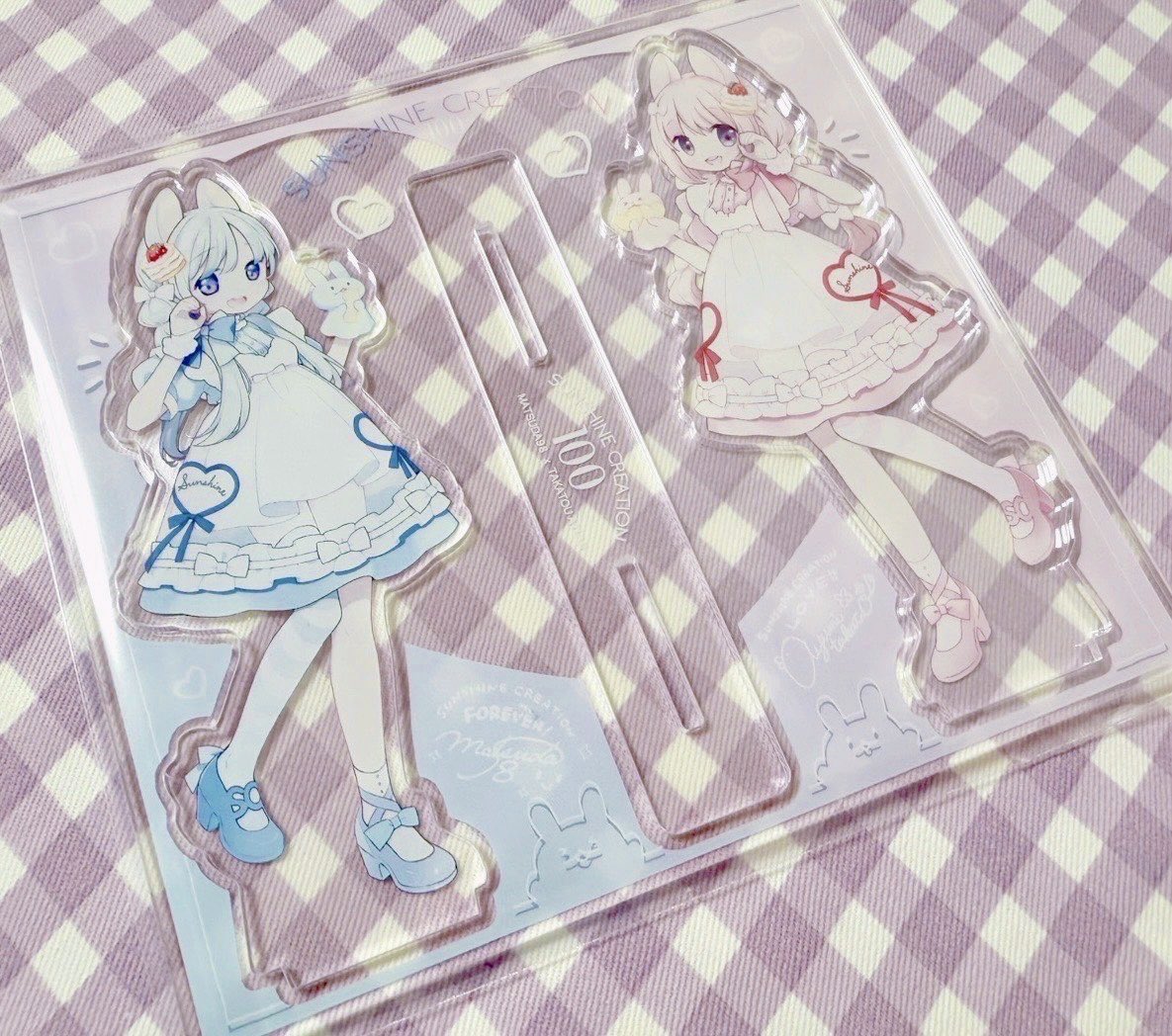 サンクリに出すアクスタ届きました😍いい感じです〜💕
#サンクリ　#サンクリ100