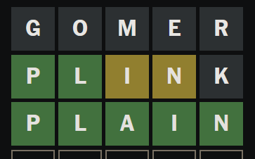 Gurgyy's tweet photo. marked as sensitive so hopefully doesnt spoil the wordle as everyone plays it all the time still
but holy crap insane play by me https://t.co/YdqBtdG1Jz