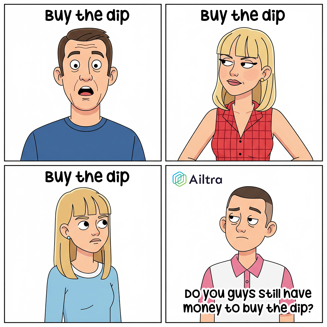 Forget the dip, I’m buying tissues now 😭

#CryptoMemes #BuyTheDip #cryptolaughs #CryptoTraders