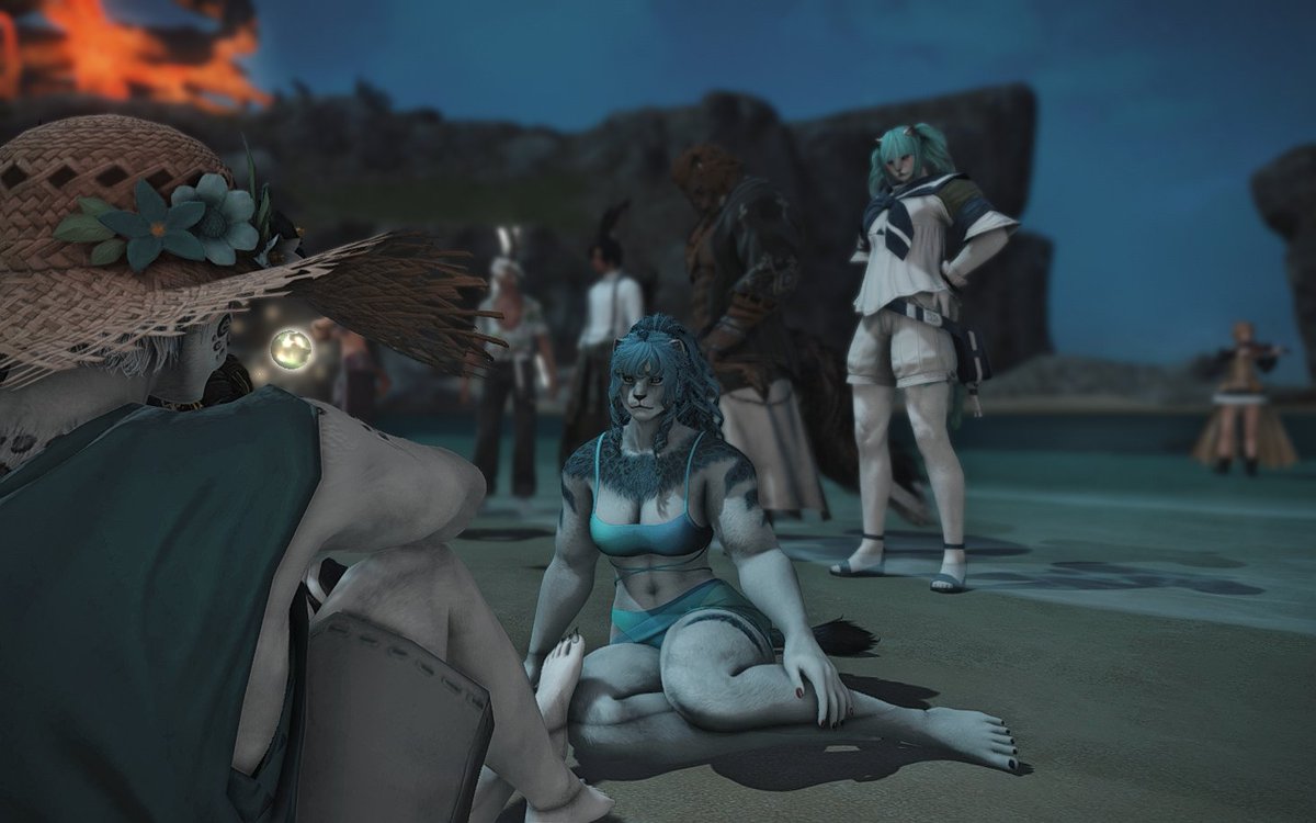 Hrothbeach got me to be part of the group AHAHA they're super nice! #ffxivsummerbash