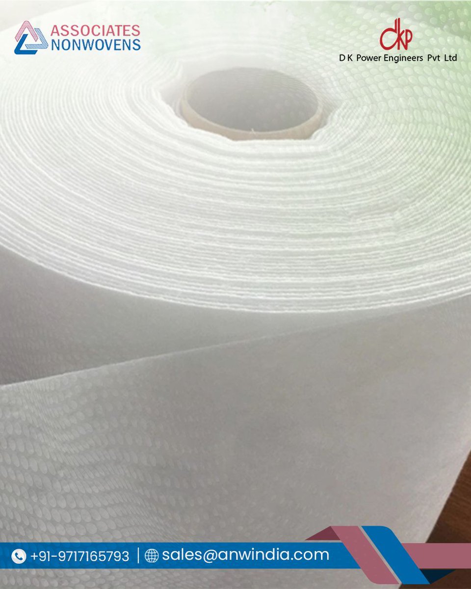 anw_india's tweet photo. Performance meets precision—Associates Nonwovens delivers high-quality rolls engineered for strength, versatility, and trust.
.
.
For more details
Associates Non-Wovens
Email id - sales@anwindia.com
Website - https://t.co/CyDzlVHRFR
.
.
#AssociatesNonwovens #TechTextiles https://t.co/JPMWffN08Q