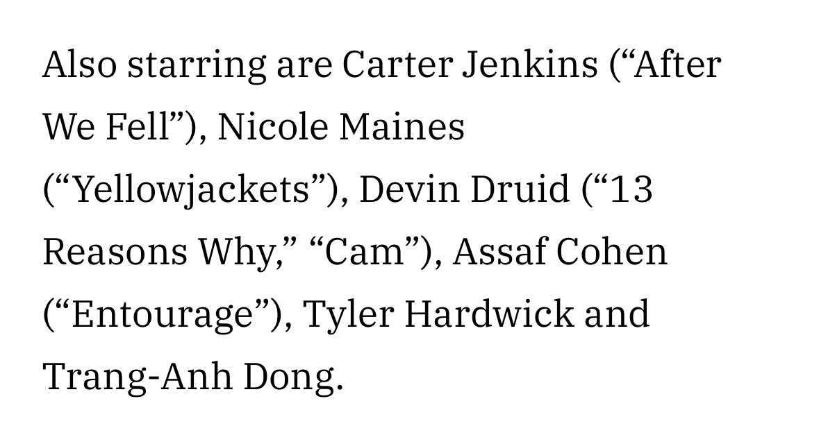 ltsdreamer's tweet image. 🚨 | New project
Nicole is a part of the cast of a new horror thriller called “Six to Midnight”
Via Variety: variety.com/2025/film/news…