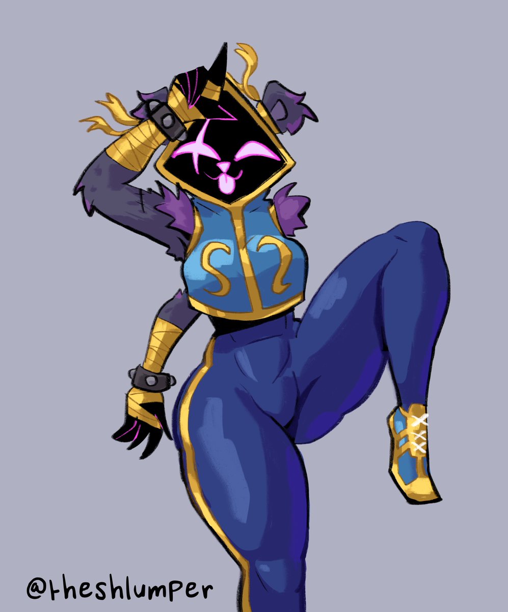 TheShlumper's tweet image. “I had it og!” Dawg no one gaf😭
Can’t think of a clever name mix between rtl and chun-li rn
#RavenTeamLeader #Chunli #Fortnite #StreetFighter #FortniteArt
