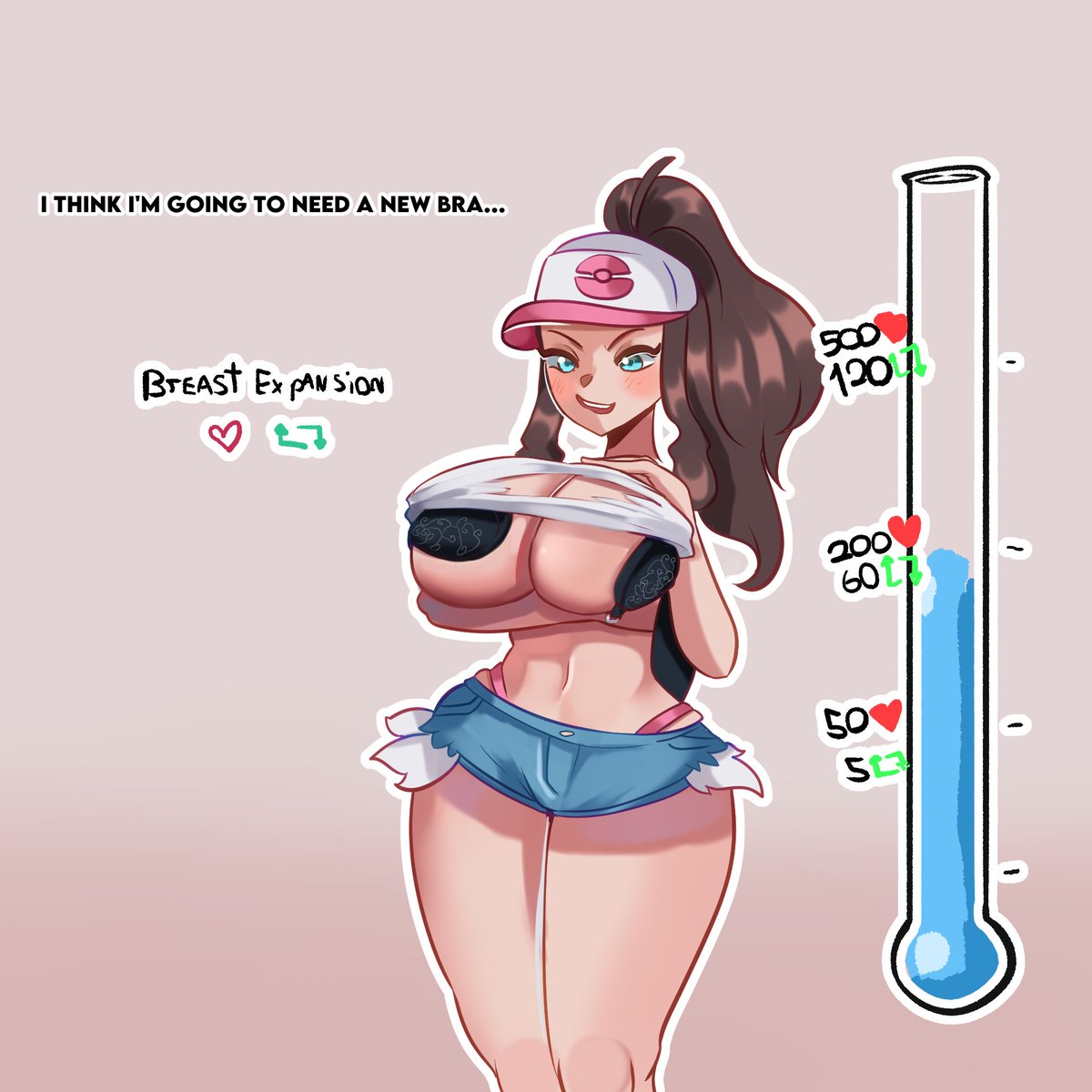 I think her clothes won't hold up any longer next time...

thanks for the likes and retweets