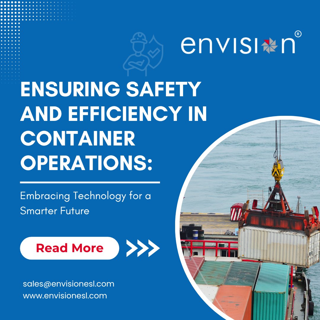 Envisionesl's tweet image. New Blog Live! | Enhancing Safety &amp;amp; Efficiency in Container Operations

From real-world safety risks to AI-powered KPIs—discover how tech is reshaping container terminals.

Read now: envisionesl.com/blog/ensuring-…

#ContainerOperations #Automation #Safety #RiskManagement #Envision