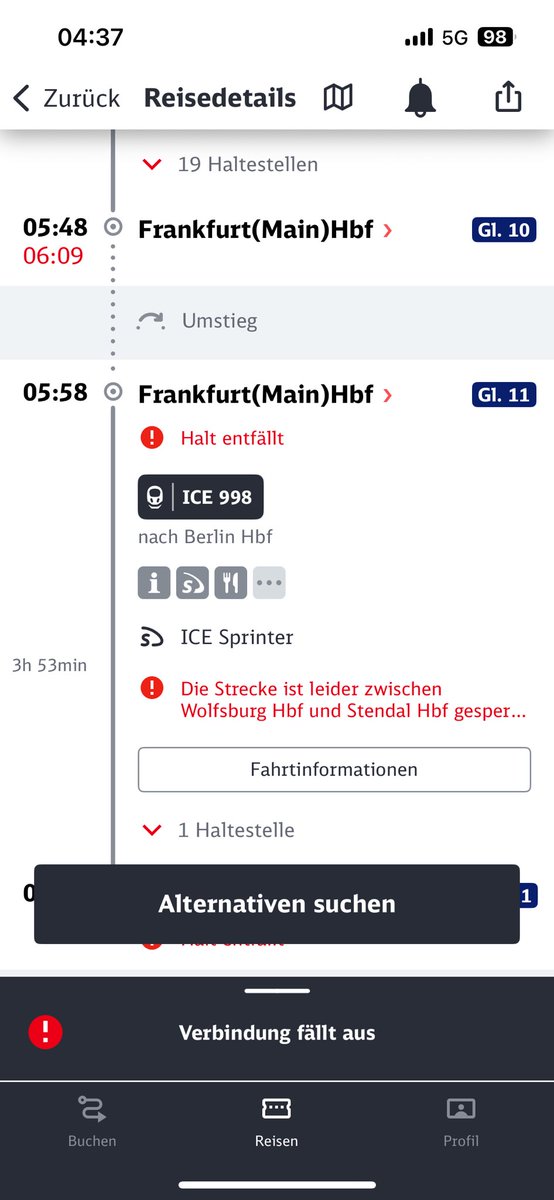 TimTugendhat's tweet image. Ich hätte mich fast über die Verspätung geärgert, aber es stellte sich raus mein Anschluss in Frankfurt fällt eh aus, also no harm done 🥲
