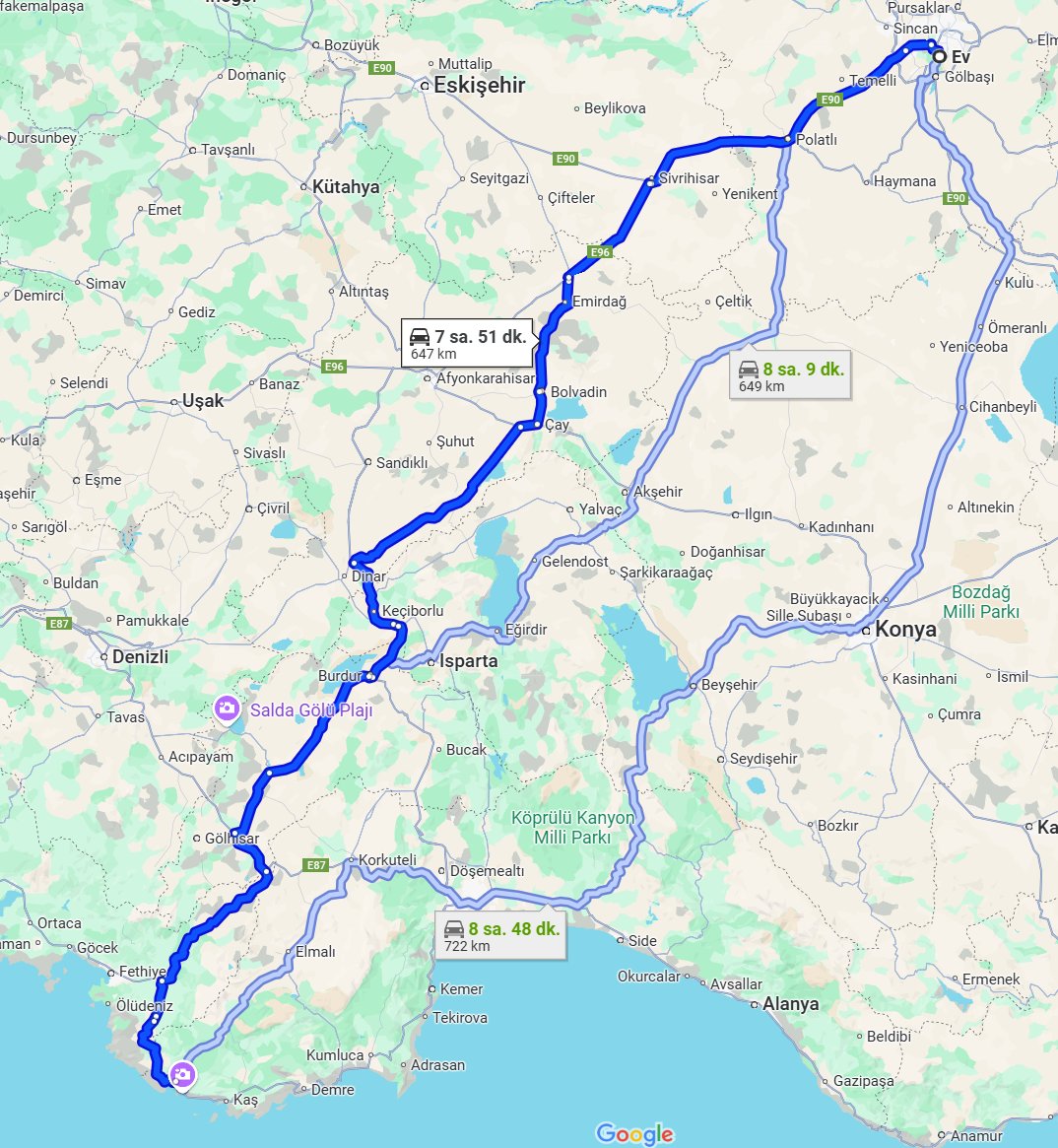 McRae555's tweet photo. Ankara-Kalkan arası hangi yol? Konya üzeri mantıksız onu direk eliyorum. Polatlı'dan ayrılınca ortalama hız tespitinden kaçıyorsun ama yol sanırım tek şerit, bilen var mı? https://t.co/wC3HVgZkr5