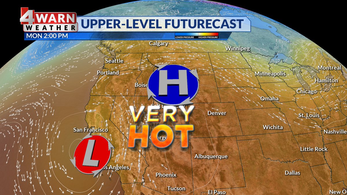 FRIDAY: Temps stay similar to Thursday's with highs running 5-8° above average in the north and right around average in the south. 90s are expected to hold into next week for most. We could see periods of haze from wildfire smoke, but SW Utah will be hit hardest #utwx
<a href="/abc4utah/">ABC4 News</a>