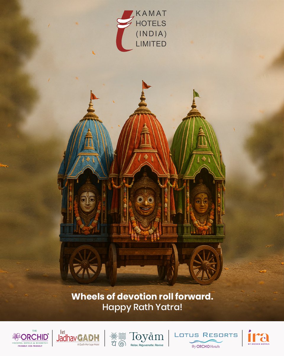 As the chariots roll and chants fill the air, may Lord Jagannath bless your journey with strength, love, and peace.

#TheOrchidHotels #HospitalityWithHeart #EcoLuxuryStay #KamatKhandan #OrchidCelebrates #JagannathRathYatra #JaiJagannath #RathYatraFestival #PuriRathYatra
