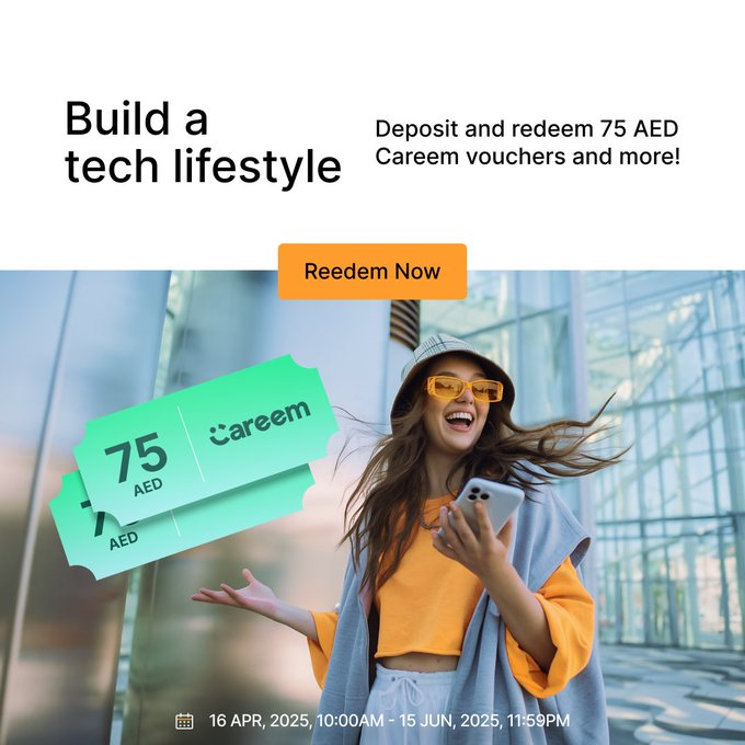 cryptoerahub's tweet photo. 🎉 New partnership alert! Bybit x
#careem🚀

Win a 75 AED Careem voucher and 70 USDT!

👉 How to join:
• Register on #Bybit 
• Make your first deposit
• Reach a $100 net deposit to qualify

+ Careem users get exclusive extra rewards!

🔗 Sign up now: https://t.co/iBW0GKiPUD https://t.co/2NQNNqTtjM