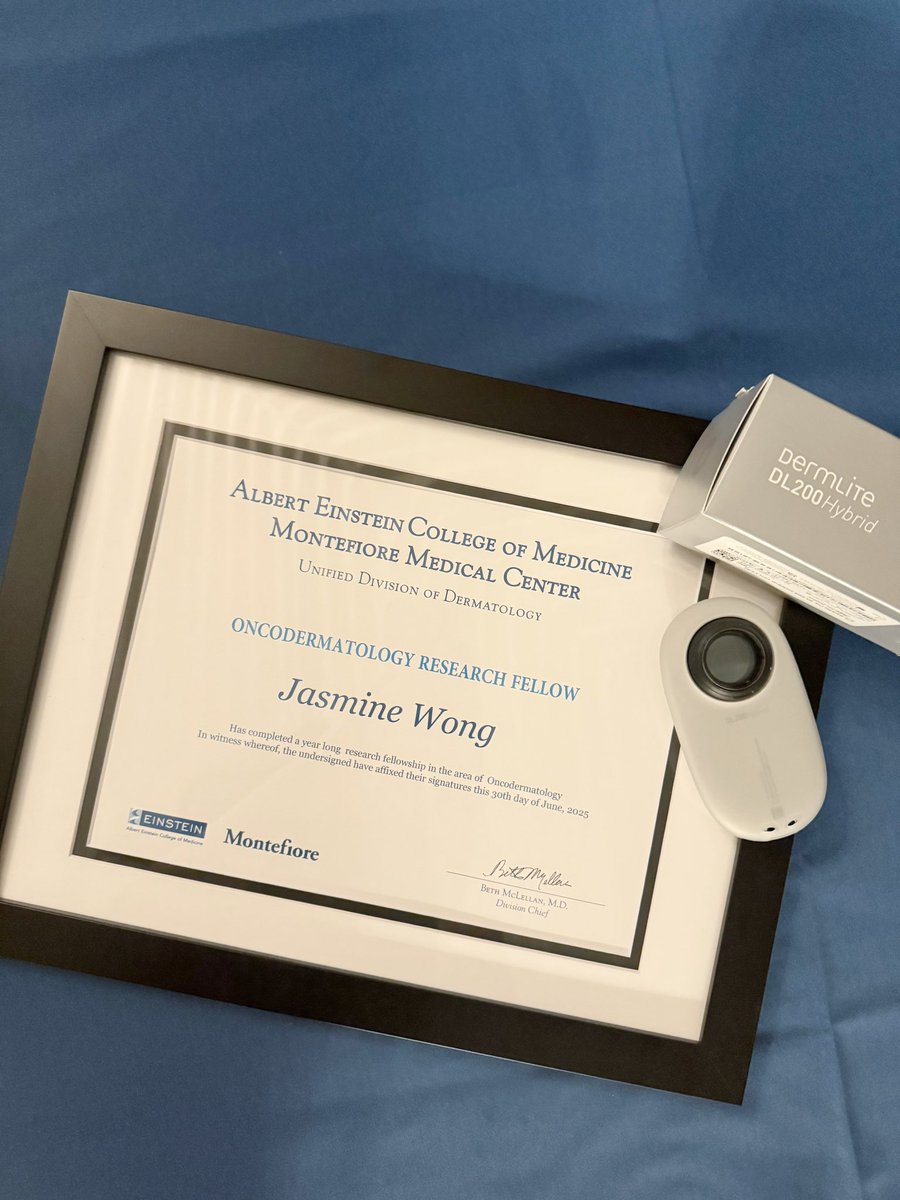 Officially ended my oncoderm research year! Truly could not have asked for a more meaningful year with the best people ❤️
Forever grateful for this opportunity, thank you <a href="/EinsteinMed/">Albert Einstein College of Medicine - Official</a> making New York feel like home. 

On to M4, back to DC!!