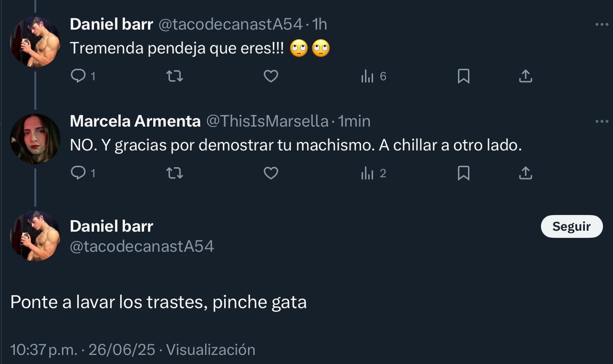 Les digo que los jochis son bien MACHITOS. No pueden ocultar el odio que sienten por las mujeres.