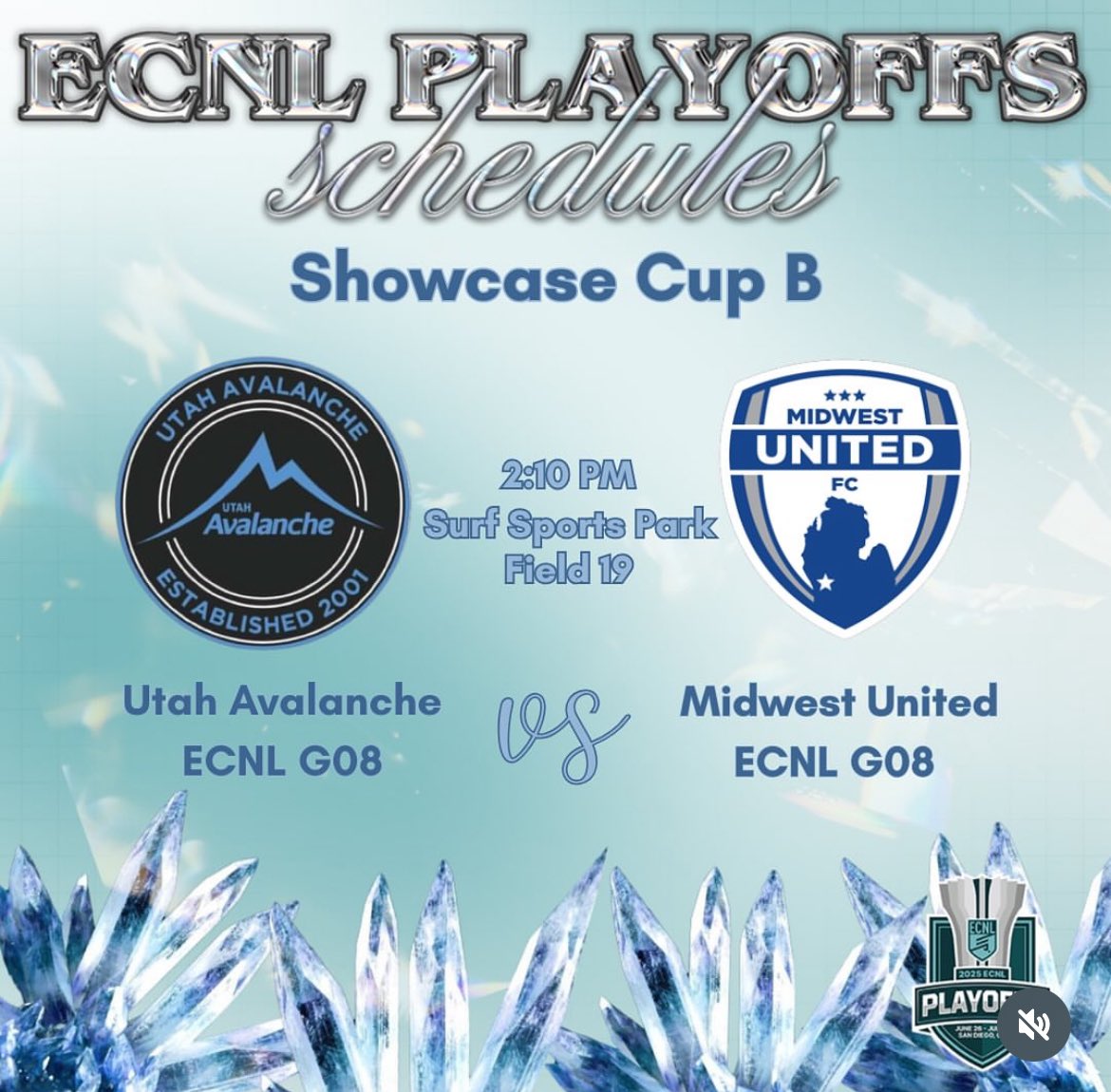 peyton_looney's tweet photo. Playoffs Day 2 Schedule!
@ImYouthSoccer @ECNLgirls https://t.co/JVlTeFbi3G