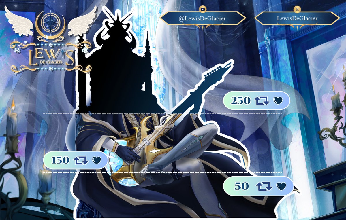 เนื่องจากโพสต์เก่าเผลอลบออกไป ฝากทุกท่านช่วยกันกด ❤️+🔁 กันอีกทีหน่อยนะครับ❄️

ตอนนี้ก็ผ่านเปิดเงากันมาเกินครึ่งทางแล้ว เหลืออีกนิดเดียวก็จะได้เจอกันแล้วครับ😁

เรา Lewis De Glacier👑ขอฝากตัวอีกครั้งนะครับ❄️

#Vtubers #VtuberTH #ModelReveal #VTuberUprising