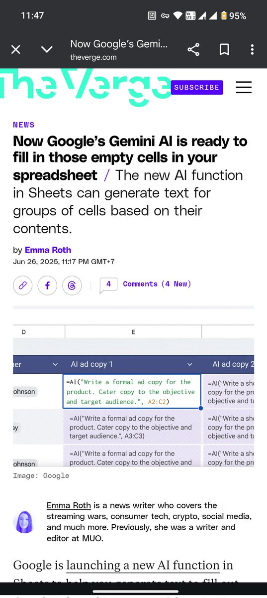 2.5 years after I started using this function through GPTsheets Google introduces the same. Adoption is not very rapid..