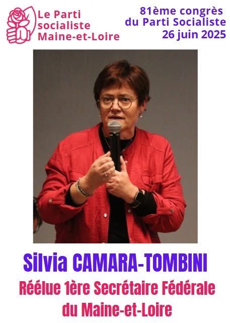 ps_49's tweet image. Dernier vote du congrès de Nancy: les militant.e.s du Parti Socialiste de Maine-et-Loire ont hier largement réélu @SCamaraTombini 1ere secrétaire fédérale du PS49. 

Avec une équipe renouvelée nous sommes maintenant pleinement tournée vers les municipales !