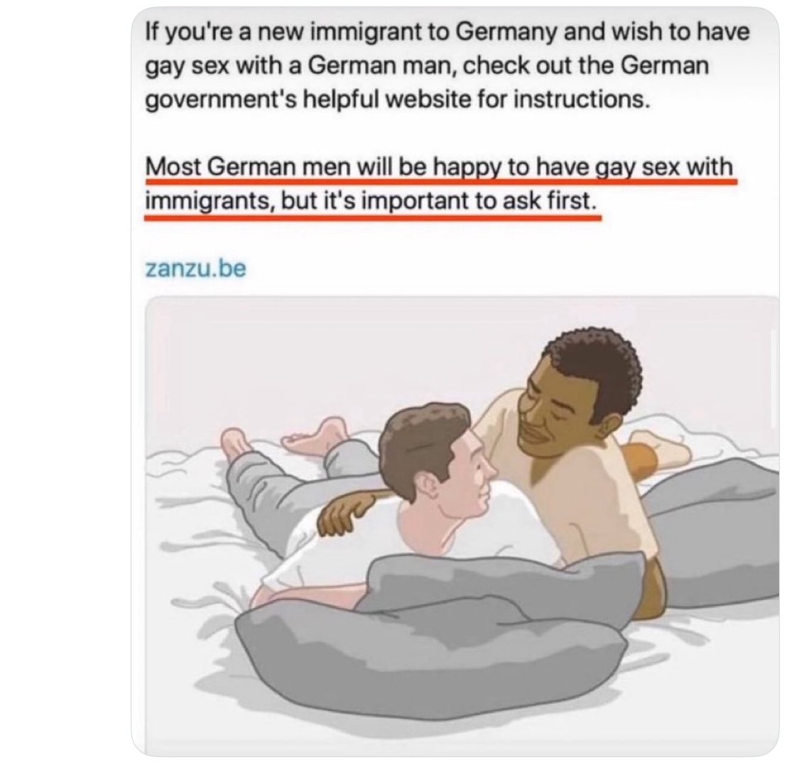 spicydialogue's tweet image. Why would a country allow immigration if they think they have to teach people to ask for consent before sex? Isn’t that a given?